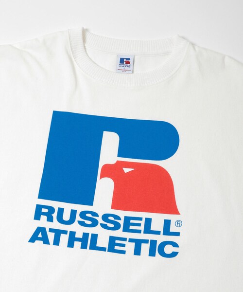 URBAN RESEARCH Sonny Label（アーバンリサーチサニーレーベル）の「『別注』RUSSELL ATHLETIC×SonnyLabel　プリントヘビージャージーロングTシャツ（Tシャツ/カットソー・メンズ・ホワイト/アッシュグレー/チャコール・M/L）」の18枚目の写真