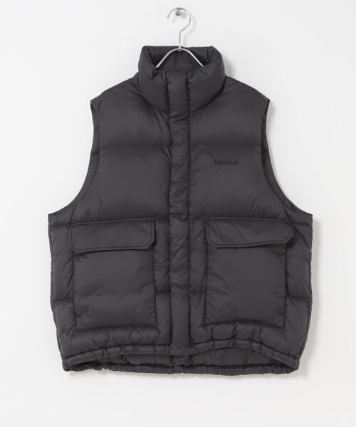 URBAN RESEARCH DOORS（アーバンリサーチドアーズ）の「『別注』Marmot×DOORS　DOWN VEST（その他アウター・レディース・BLACK/SAGE/ORANGE・One）」の5枚目の写真