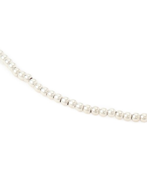 ADAM ET ROPE'（アダムエロペ）の「【ERICKA NICOLAS BEGAY】ナバホパールネックレス3mm/120cm（ネックレス・レディース・シルバー・F）」の12枚目の写真