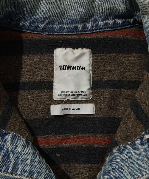 【BOWWOW/バウワウ】BLANKET LINED DENIM JK AGING