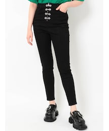 EVRIS | フロックボタンスキニーデニムパンツ(デニムパンツ)