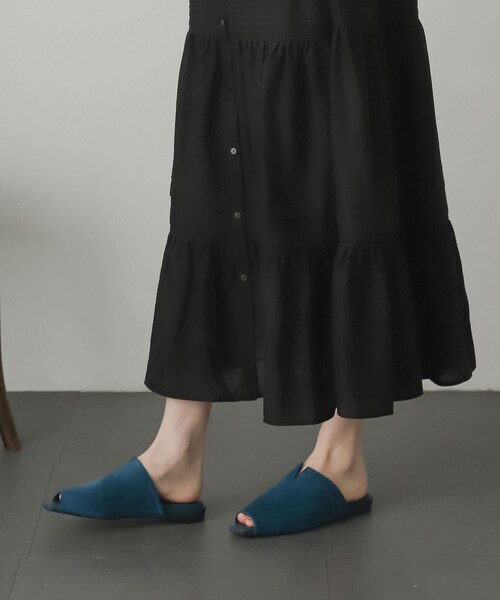 SENSE OF PLACE by URBAN RESEARCH（センスオブプレイスバイアーバンリサーチ）の「スリットサンダル（サンダル・レディース・YELLOW/BLACK/GREIGE/BLUE・S/M/L）」の3枚目の写真