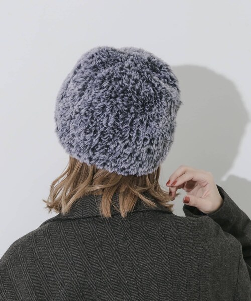 SMELLY（スメリー）の「ファーニットキャップ（ニットキャップ/ビーニー・レディース・IVO/CGY・-）」の13枚目の写真