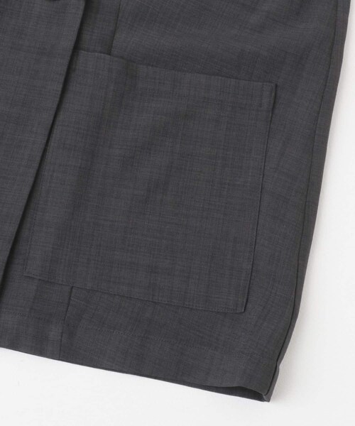 ITEMS URBANRESEARCH（アイテムズ アーバンリサーチ）の「リネンライクハーフスリーブジャケット（テーラードジャケット・レディース・BRN/BEG/CHA・FREE）」の13枚目の写真