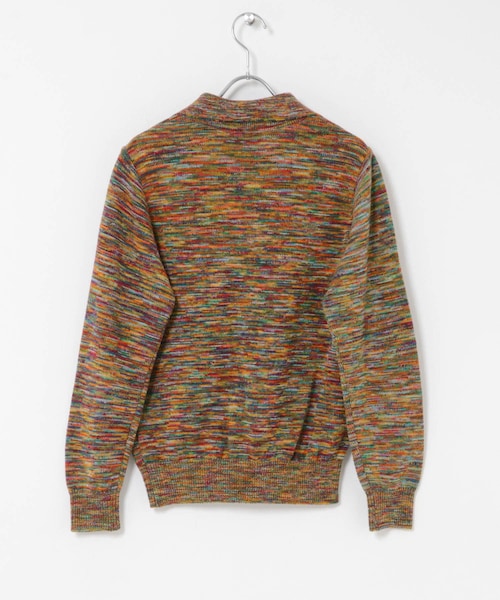 THE GOODLAND MARKET（ザグッドランドマーケット）の「COOHEM　ONI KASURI WOOL KNIT PULLOVER（ニット/セーター・レディース・04BLUE/02RED・Free）」の21枚目の写真