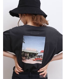 Ungrid | バックフォトプリントTee(Tシャツ/カットソー)