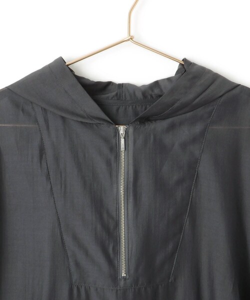 ROPE' PICNIC（ロペピクニック）の「【emur/エミュール】エアリーローンアノラックパーカー（ブルゾン・レディース・チャコール/オフホワイト/ブラウン・38）」の7枚目の写真