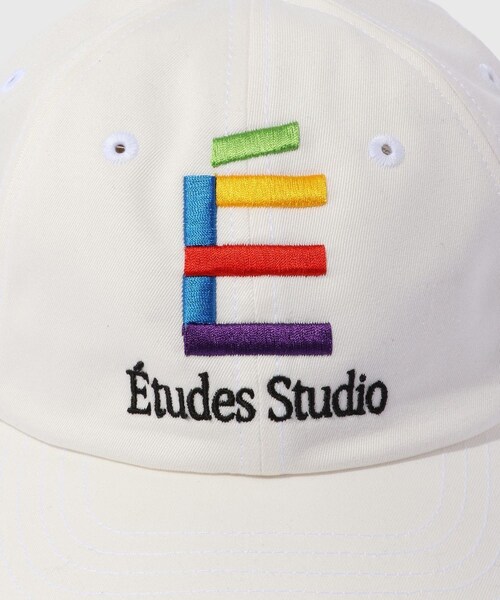 ADAM ET ROPE'（アダムエロペ）の「【Etudes Studio/エチュードストゥディオ】BOOSTER RAINBOW（キャップ・メンズ・ホワイト・F）」の5枚目の写真