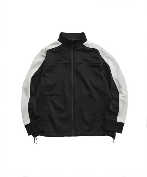 ADAM ET ROPE'(アダムエロペ)の「《別注》【SPALDING/スポルディング】TRACK JACKET / UNISEX(その他アウター・メンズ・ブラック/グレー・L/M/S)」の3枚目の写真