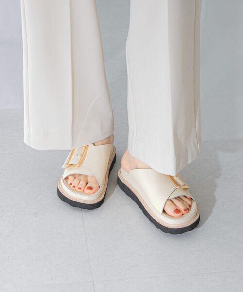 URBAN RESEARCH ROSSO（アーバンリサーチロッソ）の「ワイドベルトサンダル（サンダル・レディース・OFFWHITE・36/37/38）」の6枚目の写真