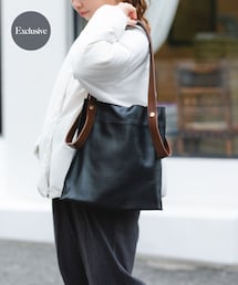 RODE SKO | 『一部別注カラー』BEAURE　カウレザー2デザインベルトバッグ(トートバッグ)