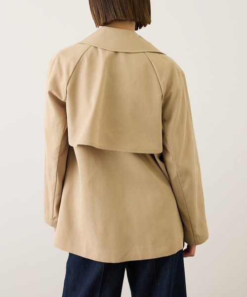ROPE'（ロペ）の「【撥水加工】ライトミドル丈トレンチコート（トレンチコート・レディース・オフホワイト/ベージュ・F）」の13枚目の写真