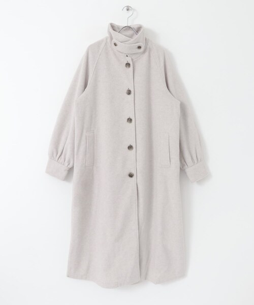 ITEMS URBANRESEARCH（アイテムズ アーバンリサーチ）の「スタンドカラーコート（ステンカラーコート・レディース・L.BEG/BLK/OLV・FREE）」の17枚目の写真