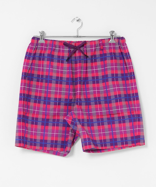 EKAL(エカル)の「White Mountaineering MADRAS CHECK SHORT PANTS(その他パンツ・メンズ・BLACK/ORANGE/PINK・2/3)」の2枚目の写真