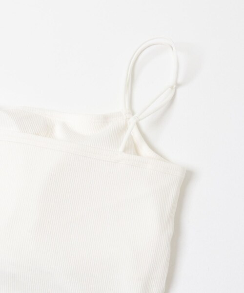 KBF（ケイビーエフ）の「ダブルストラップクロップドキャミソール（キャミソール・レディース・OFF・One）」の4枚目の写真