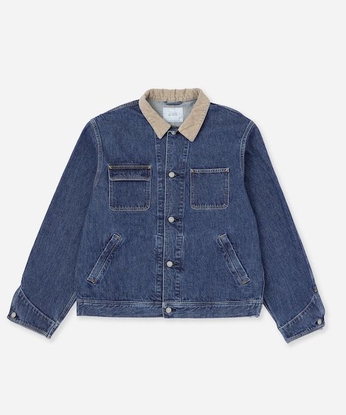 Saturdays NYC（サタデーズ ニューヨークシティ ）の「Antoine Coverall Jacket（デニムジャケット・レディース・ブラック/ブルー・L/M/S/XL）」の9枚目の写真