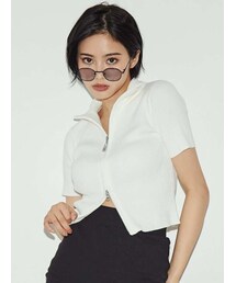 GYDA | GGスライダーダブルファスナーニットTOPS(ニット/セーター)