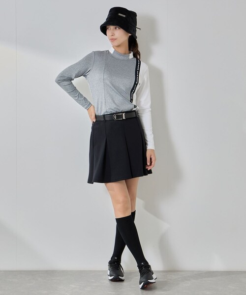 ROPE'（ロペ）の「ベアスムース 配色ラインプルオーバー（Tシャツ/カットソー・レディース・グレー/オリーブ・L/M/S）」の22枚目の写真