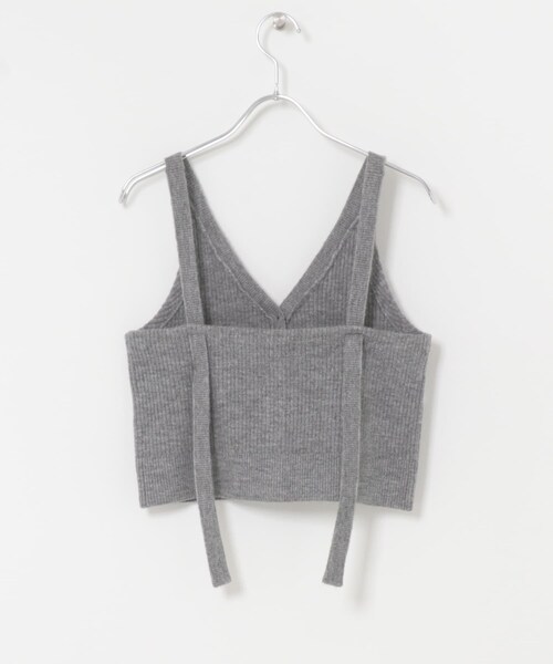 KBF（ケイビーエフ）の「2WAYニットビスチェ（その他トップス・レディース・RED/GRAY・One）」の13枚目の写真