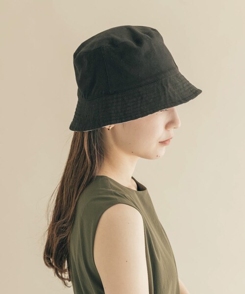 SMELLY（スメリー）の「リバーシブルプリントハット（ハット・レディース・IVO/BLK・-）」の15枚目の写真