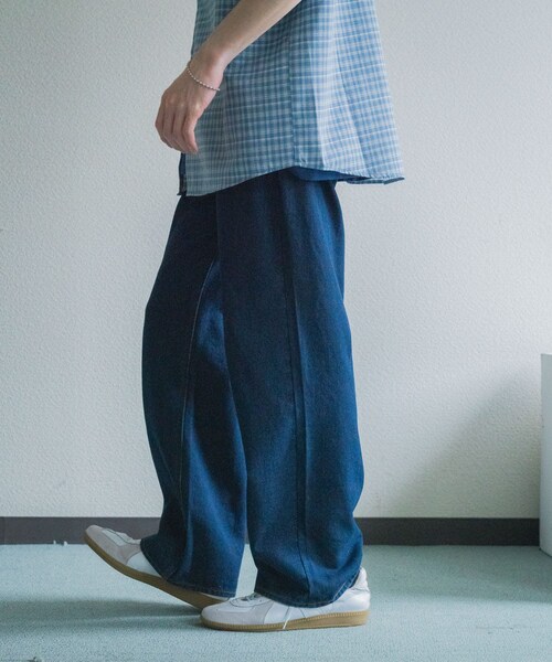 SENSE OF PLACE by URBAN RESEARCH（センスオブプレイスバイアーバンリサーチ）の「ストレートデニムパンツ（デニムパンツ・メンズ・BLACK/D.INDIGO・S/M/L）」の17枚目の写真