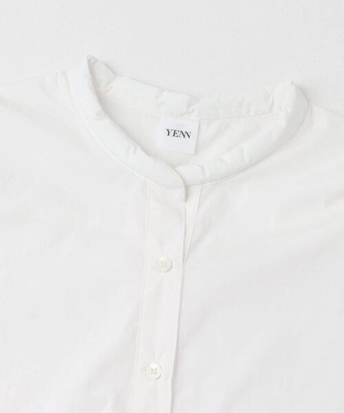 URBAN RESEARCH ROSSO（アーバンリサーチロッソ）の「YENN　PADDED COLLAR SHIRTS（シャツ/ブラウス・レディース・OWHITE/SAX・FREE）」の14枚目の写真