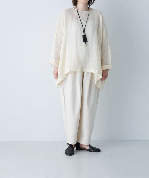 かぐれ（カグレ）の「ドリルルーズサルエルパンツ（その他パンツ・レディース・NATURAL/BEIGE・0/1）」の5枚目の写真