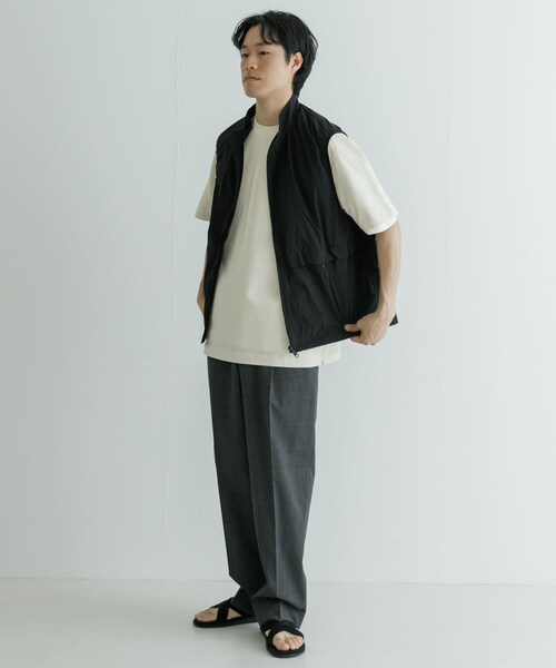 URBAN RESEARCH(アーバンリサーチ)の「『UR TECH』ナイロンベスト(テーラードジャケット・メンズ・BLACK/BLUE/GRAY・M/L)」の8枚目の写真
