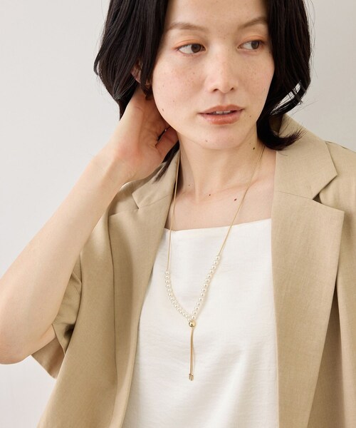 ROPE' PICNIC(ロペピクニック)の「上下2WAYパールネックレス(ネックレス・レディース・ゴールド/その他・F)」の8枚目の写真
