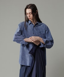 ADAM ET ROPE'（アダムエロペ）の「セルビッチ ダンガリー レギュラーカラーシャツ（シャツ/ブラウス・メンズ）」