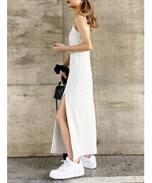 GYDA | 【TINY】DEEPスリットテレコロングワンピース(ワンピース)
