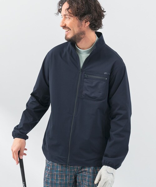 URBAN RESEARCH Sonny Label（アーバンリサーチサニーレーベル）の「『UVカット』OOPS　ジップアップブルゾン（ブルゾン・メンズ・ネイビー/ブラック・M/L）」の3枚目の写真