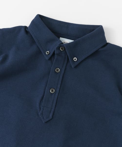 ITEMS URBANRESEARCH（アイテムズ アーバンリサーチ）の「東北コットンポロシャツ∴（ポロシャツ・レディース・ORG/WHT/NVY・XS/S/M）」の5枚目の写真
