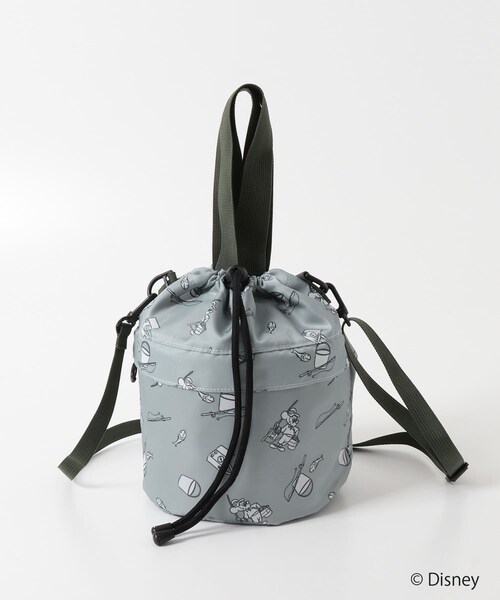 EKAL（エカル）の「別注/Disney/ストロール2WAYバッグ（ショルダーバッグ・レディース・BLUE GRAY/LIGHTBEIGE・One）」の4枚目の写真