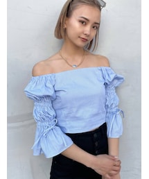 EMODA | ボックスパフスリーブトップ(シャツ/ブラウス)