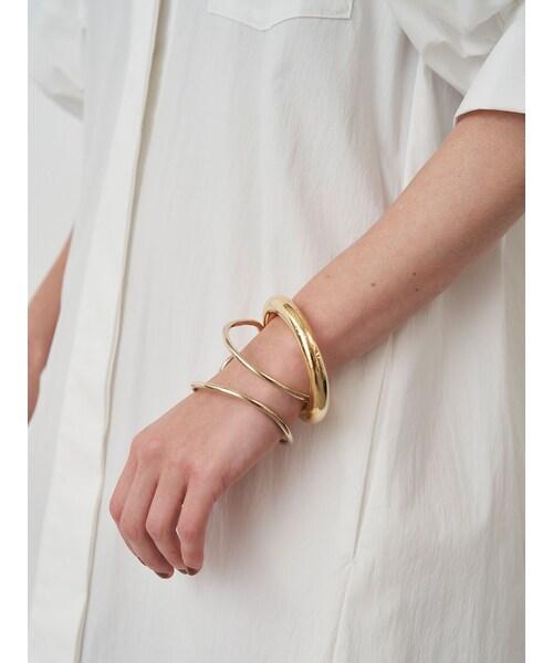 ELENDEEK（エレンディーク）の「WAVE BANGLE（ブレスレット・レディース・シルバー/ゴールド・F）」の15枚目の写真