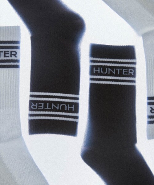 ADAM ET ROPE'（アダムエロペ）の「【HUNTER for ADAM ET ROPE'】別注 HUNTER BRANDED CREW 2PACK SOCKS（ソックス/靴下・レディース・ブラウン・M/S）」の15枚目の写真