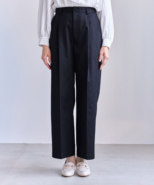 ROPE' PICNIC（ロペピクニック）の「ウエストタックチノパンツ（チノパンツ・レディース・ベージュ/ネイビー・L/M/S）」の20枚目の写真