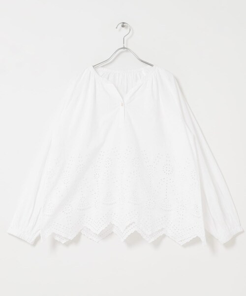 THE GOODLAND MARKET（ザグッドランドマーケット）の「FANAKA　チュニックブラウス（シャツ/ブラウス・レディース・WHITE/BLACK/BLUE・Free）」の9枚目の写真