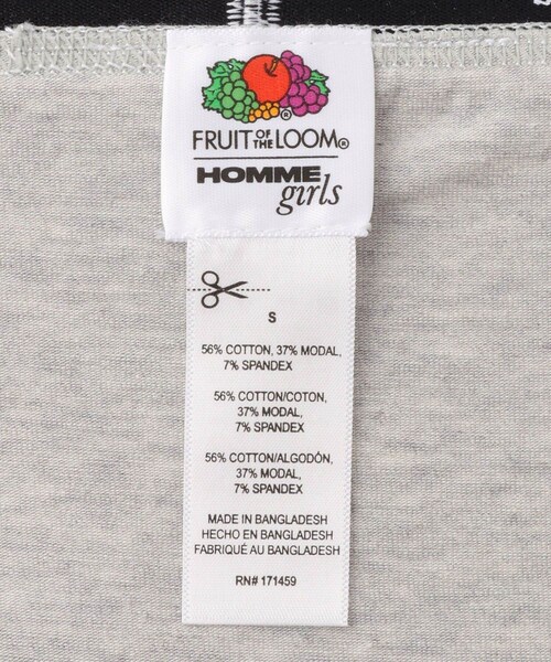 ADAM ET ROPE'（アダムエロペ）の「【HOMME girls×FRUIT OF THE LOOM】Boy Short (3-Pack)（ショーツ・レディース・その他・S）」の10枚目の写真
