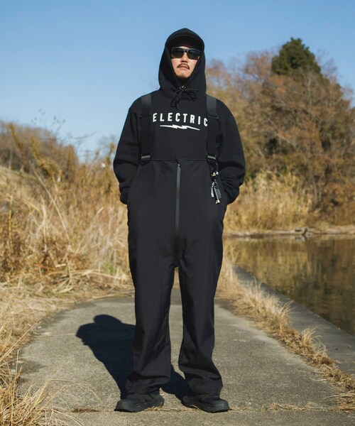 URBAN RESEARCH（アーバンリサーチ）の「ELECTRIC　EX WATER REPELLENT BIB PT（つなぎ/オールインワン・メンズ・BLACK/CHARCOAL・L/XL）」の4枚目の写真