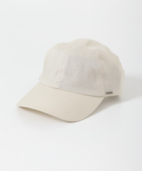 URBAN RESEARCH DOORS（アーバンリサーチドアーズ）の「リネンキャップ（キャップ・レディース・NATURAL/BROWN/NAVY・One）」の10枚目の写真