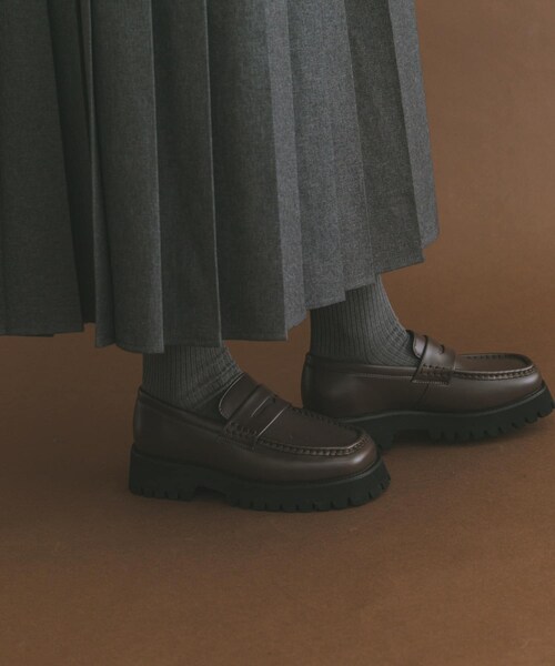 ITEMS URBANRESEARCH（アイテムズ アーバンリサーチ）の「スクエアローファー（ローファー・レディース・BLK/BRN・S/M/L）」の18枚目の写真