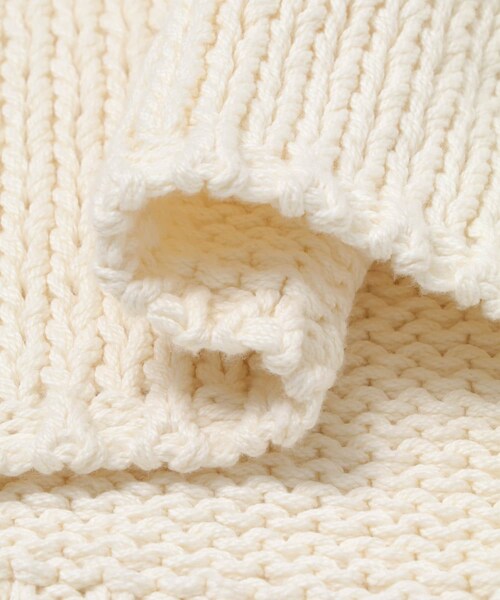 かぐれ（カグレ）の「コットンローゲージニットベスト（ベスト・レディース・IVORY・Free）」の16枚目の写真