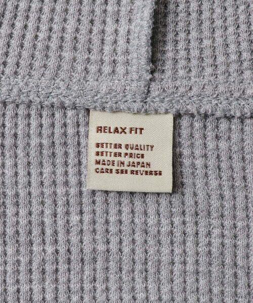 URBAN RESEARCH(アーバンリサーチ)の「RELAX FIT ワッフルパーカー(パーカー・メンズ・GREY/BLACK・FREE)」の19枚目の写真