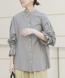 ITEMS URBANRESEARCH | バンドカラーソデタックカットソー(シャツ/ブラウス)
