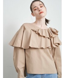 ELENDEEK | RUFFLE TUCK LAYERED BL(シャツ/ブラウス)