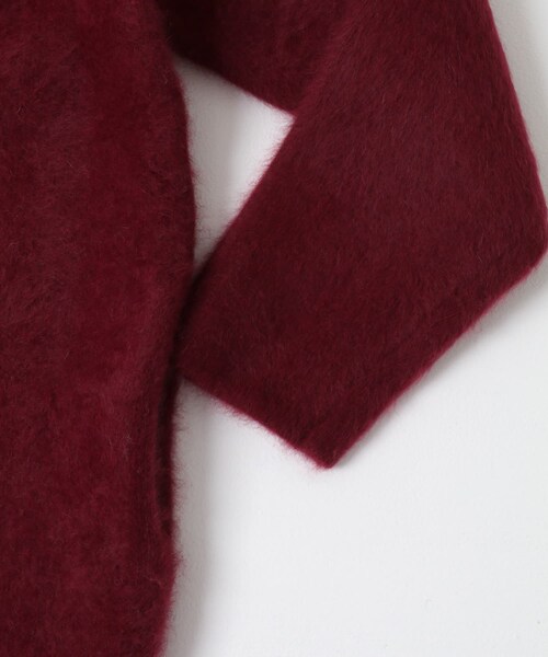 URBAN RESEARCH ROSSO（アーバンリサーチロッソ）の「ELENDEEK　CREW-NECK RACCOON MIX WCARDIGAN（カーディガン/ボレロ・レディース・BRD/L.YLW/BGE・1/2）」の22枚目の写真