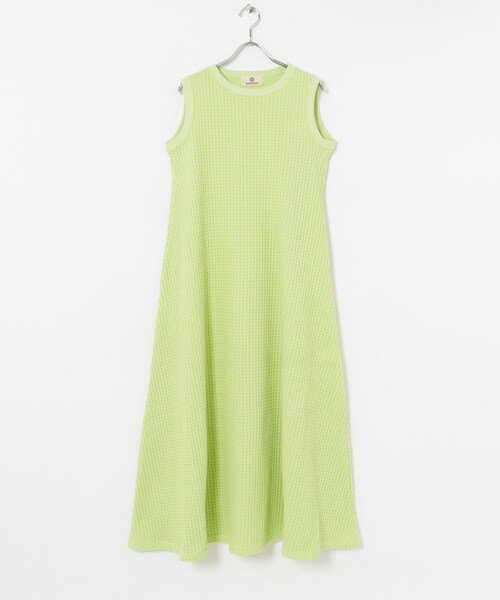 THE GOODLAND MARKET（ザグッドランドマーケット）の「SEAGREEN　BIG WAFFLE ONE PIECE（ワンピース・レディース・GREEN/BROWN/CREAM/ROYAL・1/2）」の22枚目の写真