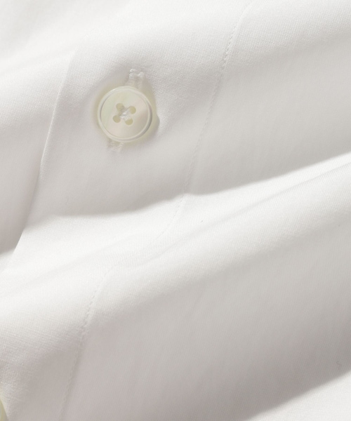ADAM ET ROPE'(アダムエロペ)の「【AURALEE/オーラリー】WASHED FINX TWILL BIG HALF SLEEVED SHIRT(シャツ/ブラウス・メンズ・ホワイト/キナリ/カーキ/ブルー系・3/4)」の20枚目の写真